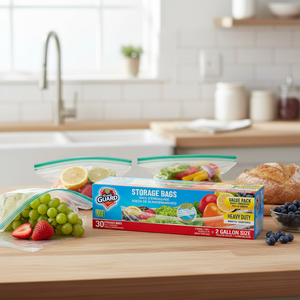30 Sacchetti Richiudibili Resistenti per Conservazione Alimenti, Buste Sigillate per Organizzazione e Mantenimento Freschezza Frutta - Product Image 3