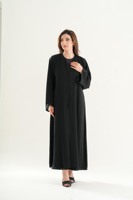 Vestidos Abaya Musulmanes Clásicos para Mujer, con Rayas, de Excelente Calidad, Corte Cómodo y Fluido