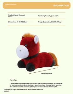 Oso de Peluche del Año del Caballo 2026 - Estilo Guochao con Forro de Fieltro y Malla, Regalo para Eventos y Reuniones Anuales - Product Image 6