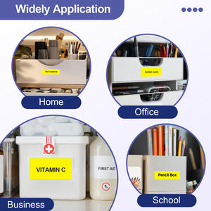 Cinta de Etiquetas Laminada Adhesiva Estándar Orison TZo-651 Compatible con TZe651 TZe-651 de 24 mm, Negra sobre Amarillo, para Impresora Brother <span class=keywords><strong>P</strong></span>-<span class=keywords><strong>Touch</strong></span> - Product Image 6