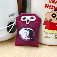 Usine personnalisée nouveau Design japonais brodé Omamori tissé porte-bonheur sac Style religieux bénédiction sac Textile et tissu artisanat