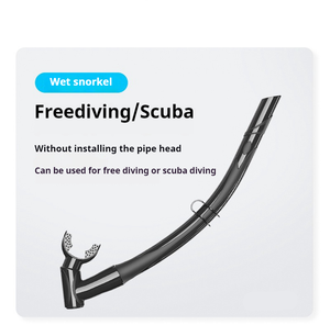 L'Europe et les États-Unis Offres Spéciales un <span class=keywords><strong>tuba</strong></span> en silicone de plongée semi-sec personnalisé pour la natation et la plongée - Product Image 3