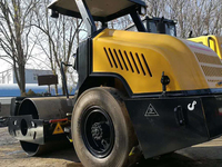 Matériel de construction d'infrastructure de petite taille fiable, mini-compacteur vibrant LTS204H de 3,5 tonnes pour le compactage sur site