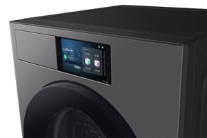 Lavadora de carga frontal con pantalla táctil LCD de la marca Bespoke AI Home, modelo WF90F09C4SU3, estándar frontal de 9 kg para el hogar. - Product Image 4