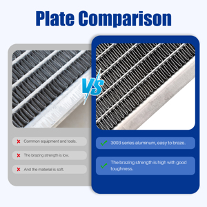 Accesorios automotrices Reemplazo de radiadores de sistema de refrigeración para AUDI A3/S3 1,6 FSI <span class=keywords><strong>03</strong></span>- <span class=keywords><strong>MT</strong></span> 1K0121251P/1K0121251Q/1K0121251BR - Product Image 6