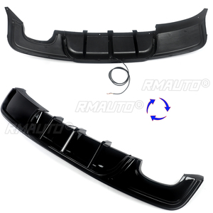 กันชนท้ายรถสไตล์ F1สำหรับ BMW E82 M-Sport 2007-2013 GLOSS สีดำ ABS - Product Image 4