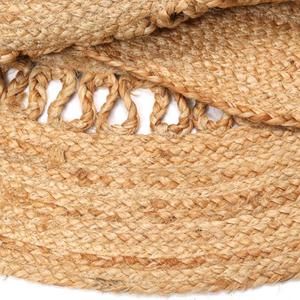 Alfombra redonda de yute trenzada clásica, alfombra Reversible trenzada tejida a mano, alfombra Extra grande a bajo precio, producto a granel - Product Image 3