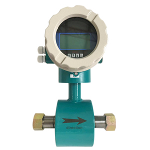 Stainless Steel Electromagnetic Velocity <b>Water</b> <b>Flow</b> <b>Meter</b> Sensor 4-20mA Output LCD Display OEM Support Liquid Integral +/-0.5% - Product Image 4