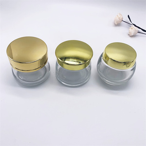 ผลิตภัณฑ์ใหม่ ครีมเนื้อครีม 50 กรัม บรรจุขวดแก้วสำหรับผิวหน้าและผิวกาย พร้อมฝาสีทองและสีเงิน - Product Image 5