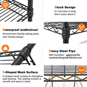6 livelli sistemi di scaffalatura di stoccaggio scaffali da Garage per uso industriale ospedale forniture da cucina all'ingrosso - Product Image 4