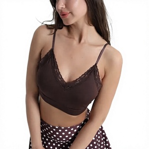 Nuevo Sujetador Deportivo para Mujer, Personalizado con Logotipo, Transpirable, Resistente al Viento, Anti-UV, Ajustable por Delante, Talla Grande, Soporte Medio, Cuello en U - Product Image 1