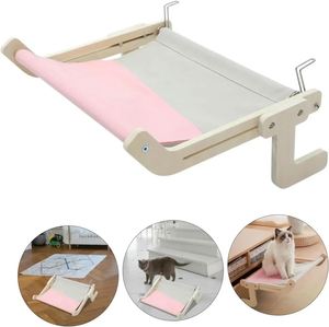 Hamaca Ecológica para Gatos con Soporte de Madera Desmontable, Cubierta Extraíble y Diseño Transpirable - Cama Interior para Mascotas - Product Image 5