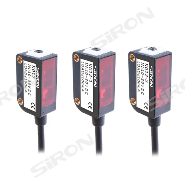 SIRON K012/K012-1/K012-2/K012-3/K012-3/K012-4 IP65 Protect Class NPN PNP выход инфракрасного обнаружения светодиодный фотоэлектрический датчик