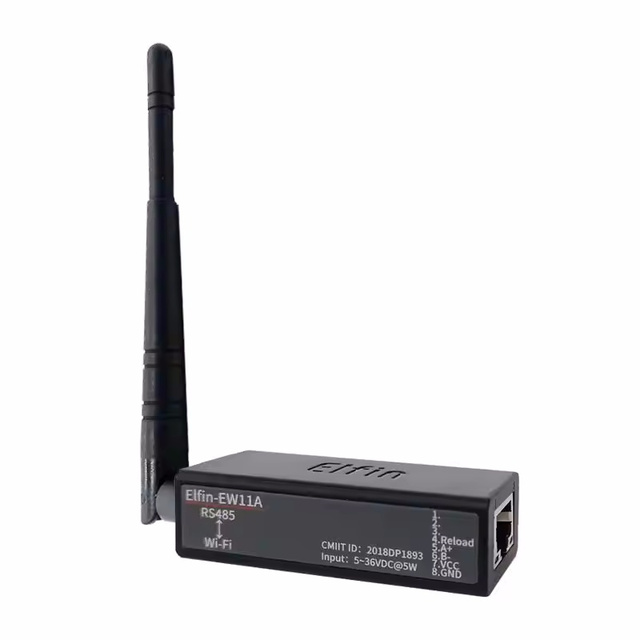 Smallest Elfin-EW11/Elfin-EW11A-0 Wireless Networking Devices Modbus TPC IP Function RJ45 RS485 to WiFi Serial Server