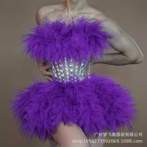 Abito da Spettacolo per San Valentino con Gonna in Tulle e Diamanti per Cantanti e Ballerine - Product Image 5