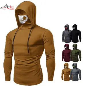 Sudadera con capucha De Skeleton Para hombre, prenda deportiva personalizada con diseño Oem/Tenu Odm y, De algodón 100%, color marrón