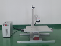 Portable industriel JPT 50W Fiber Laser Machine de marquage graveur grande taille en acier métal plaque imprimante avec déplacement X et Y axe