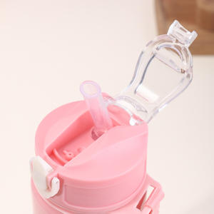 Custom Plastic Water <b>Cups</b> Kids Cartoon Girl Group KPOP Demon Hunters <b>Reusable</b> Plastic Water Bottles <b>with</b> <b>Straws</b> - Product Image 4