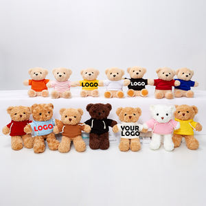 バレンタインデー限定 ホットセール！格安価格のかわいいぬいぐるみテディベア Tシャツ付き、オリジナルロゴ入れ可能 - Product Image 5