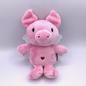 Adorable ours ange volant beige en peluche super douce brodé <span class=keywords><strong>Saint</strong></span>-Valentin 2025 - Product Image 5