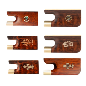 ชิ้นส่วนคันชักไวโอลินกบไวโอลินสำหรับต้นแบบ snakewood อะไหล่คันชักไวโอลินสำหรับช่างทำคันธนูลูเทีย - Product Image 4