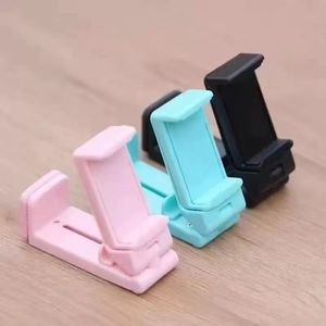 Portable Folding Phone Holder Universal <b>Desktop</b> <b>Stand</b> For Airplane Travel Plastic Multi Color - Product Image 1