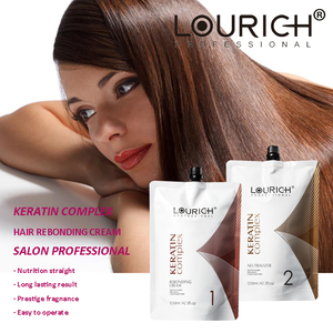 1250ml uso profesional del salón Natural Fragnance brillante Rebonding crema y neutralizador <span class=keywords><strong>el</strong></span> alisado del cabello crema - Product Image 1
