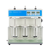 Appareil de test de dissolution de comprimés BIOSTELLAR RC-1/3/6 pour laboratoire médical, testeur de dissolution de comprimés de qualité supérieure, personnalisable OEM