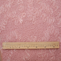 Tissu polaire granulé tricoté 100 % polyester respirant de poids moyen, haute qualité, vente en gros, pour vêtements, oreillers, filles et garçons