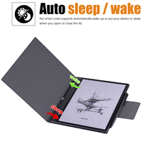 Étui magnétique robuste en PU de qualité supérieure pour tablette Onyx Boox Note Air 5 C 10.3 2025 – Housse intelligente élégante de style livre avec attache pour stylet