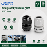 Passe-câble HongJin NPT1/2 G1/2 certifié CE, étanche IP68, à faible tension, avec protection contre la tension, pour applications électriques industrielles