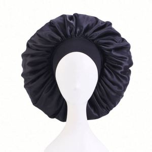 En gros, Accessoires capillaires personnalisables avec logo : Turbans, Bonnets de nuit, Bonnets de salon en satin à large bande, pour la beauté, le cyclisme, les fêtes et la plage - Product Image 3