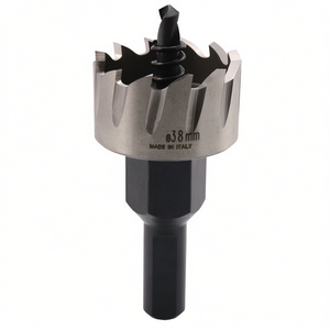 Scie cloche HSS 38 mm fabriquée en Italie pour le perçage du métal et du bois - Product Image 2