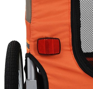 Remorque de <span class=keywords><strong>vélo</strong></span> 2 en 1 pour animaux domestiques, remorque à <span class=keywords><strong>vélo</strong></span> avec roue de 20 pouces pour grands chiens et chats, peut charger 40KG, chopper Linker inclus - Product Image 5