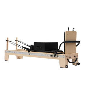 Machine de Pilates Reformer à prix abordable pour usage domestique et musculation, avec lit coulissant à rail <span class=keywords><strong>complet</strong></span> en bois d'érable, idéale pour <span class=keywords><strong>studio</strong></span> de yoga - Product Image 3