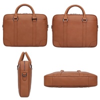 Porte-documents de luxe en cuir véritable pour hommes et femmes, sac à main à bandoulière de 15,6 pouces, sac pour ordinateur portable, sac pour tablette unisexe