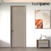 Portes en bois massif modernes de luxe avec des caractéristiques insonorisantes et imperméables pour les projets résidentiels haut de gamme, entrée, hôtel, hôpital
