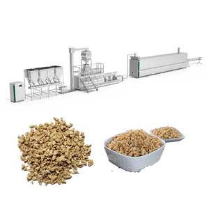 Automatische Sojabohnen protein herstellungs maschine Soja-Nugget-Extruder Tvp Textured Soy Protein Process Line - Product Image 6
