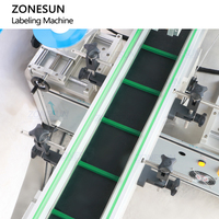 ZONESUN ZS-TB833F automatique Carton boîte coin étiqueteuse inviolable sécurité autocollant applicateur pour alimentaire cosmétique