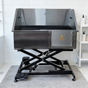 EUR PET - Bañera Eléctrica Premium de Acero Inoxidable para Mascotas, con Puerta Corredera Magnética, para Clínicas Veterinarias y Salones de Belleza - Product Image 1