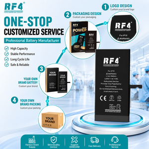 Batteria di Ricambio RF4 di Qualità OEM per <span class=keywords><strong>iPhone</strong></span> 7G 7P 8G 8P, 500 Cicli, 100% Salute della Batteria, Cella agli Ioni di Litio - Product Image 5