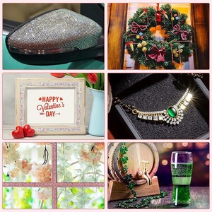 Cadena de Diamantes de Imitación Brillantes Premium para Manualidades, Decoración Flexible Resistente al Óxido para Ropa, Zapatos, Bolsos y Manualidades - Product Image 4