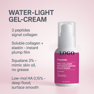 Creme Facial de Colágeno Personalizável com Logo para Atacado – Hidratante Antirrugas e Firmador com Peptídeos para Cuidados com a Pele - Product Image 5