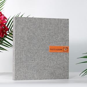 Venta al por mayor DIY hecho a mano 3 pulgadas 6 pulgadas Foto Registro Libro familia álbum Lino autoadhesivo se puede escribir PAPEL DE PVC fotos recuerdos - Product Image 3