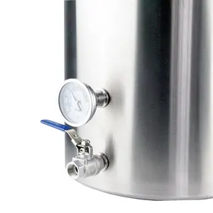 70L Home Brew Kettle Set Faux Fond Brew Kettle Pot Fitting Flask 304 Stainless Steel Beer Making Machine Beer Equipment