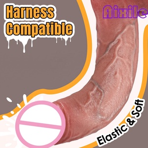 Dildo Realistico Grande 27,4 cm, Giocattolo Sessuale in Silicone <span class=keywords><strong>a</strong></span> Doppio Strato, Dildo Gigante Realistico per Punto G e Gioco Anale, Giocattoli Sessuali per Donne - Product Image 4