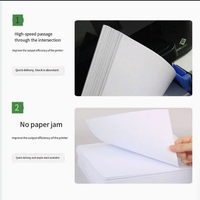 Kertas Fotocopy Ukuran A4 Hemat Biaya, Kertas Putih Serbaguna untuk Pasar Afrika Timur Tengah Grosir