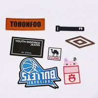 Étiquettes en silicone PVC personnalisées pour vêtements, patchs pour t-shirts, logo en lettres 3D, embossage, transfert thermique, étiquettes en silicone