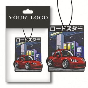 Ambientador de Coche Personalizable de Alta Calidad, Aroma Duradero, Tarjeta de Papel con Fragancia, Perfume para Coche - Product Image 3