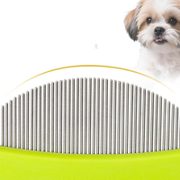 Peine para Pulgas de Acero Inoxidable para Gatos y Perros, Herramienta Profesional de Aseo para Mascotas, Peine de Dientes Finos para Piojos, Cepillo para Eliminar Manchas de Lágrimas